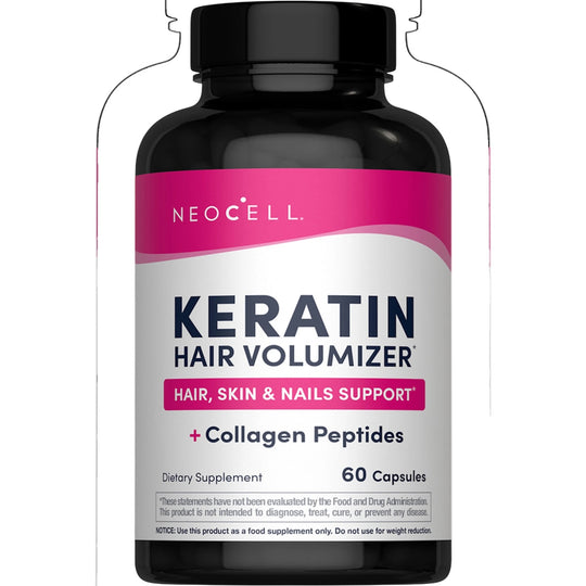 NEOCELL KERATIN HAIR VOLUMIZER 60 CAPSULES-iherb-TU beauty store