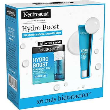 NEUTROGENA HYDRO BOOST CREMA + GEL ÁCIDO HIALURONICO-Amazon Es-TU beauty store