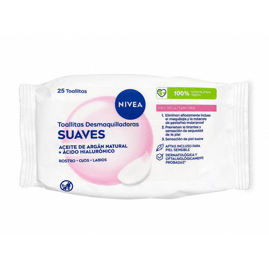 NÍVEA TOALLAS DESMAQUILLADORAS SUAVES-Amazon Es-TU beauty store