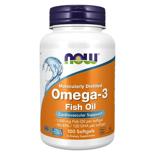 NOW OMEGA-3 FISH OIL-IHERB-TU beauty store