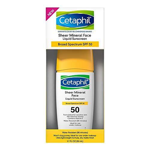 Neutrogena - Crema hidratante facial de larga duración sin aceite y crema para el cuello, sin aceite, no obstruye los poros con protector solar SPF 35, glicerina, 2.5 fl. oz/50ml-Beauty-Cetaphil-TU beauty store