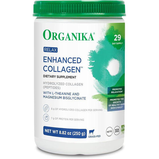 ORGANIKA ENHANCED COLLAGEN DIETARY SUPPLEMENT X250g-iherb-TU beauty store
