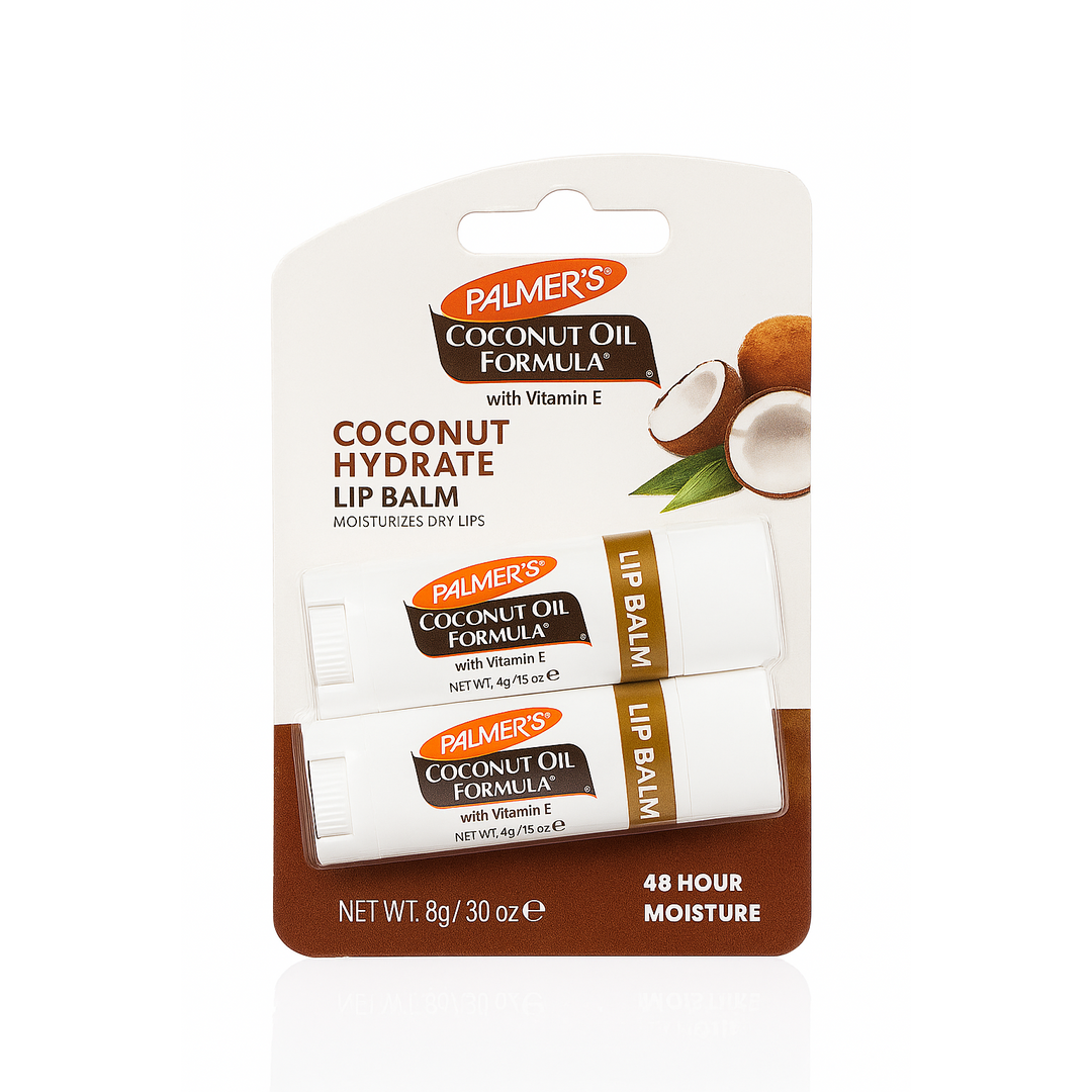 palmer's coconut oil chapstick PALMERS COCONUT HYDRATE LIP BALM MOISTURIZES DRY LIPS X2 – TU beauty store