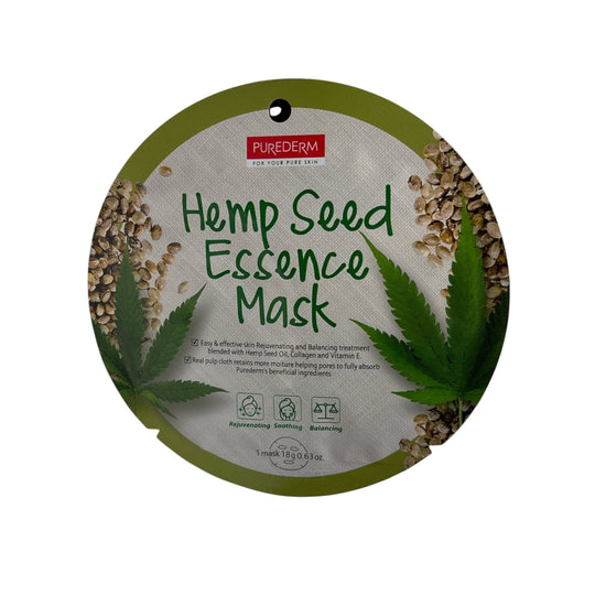 PUREDERM HEMP SEED ESSENCE MASK-TU beauty store-TU beauty store
