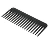 Peinilla de plastico dientes anchos negra-Cabello-CRISTAL STYLE-TU beauty store