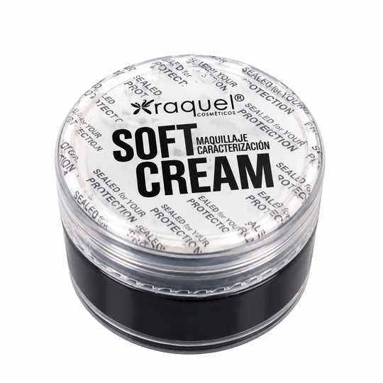 RAQUEL COSMÉTICOS SOFT CREAM – MAQUILLAJE DE CARACTERIZACIÓN COLOR NEGRO-RAQUEL-TU beauty store