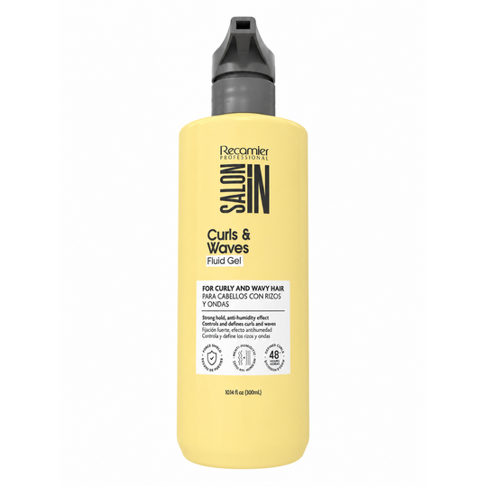 RECAMIER CURLS & WAVES GEL FLUIDO SALON IN 300ML CRESPOS-CREMA DE PEINAR-Recamier Professional-7702113050783-TU beauty store
