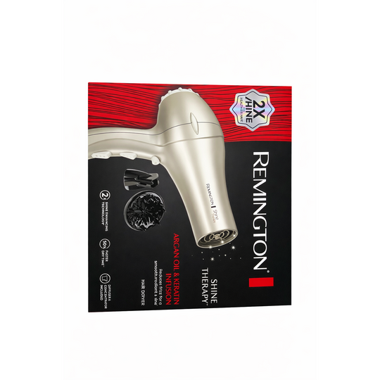 REMINGTON SECADOR SHINE THERAPY ARGAN OIL & KERATIN INFUSIÓN-Amazon Us-TU beauty store