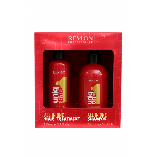 REVLON KIT UNIQ ONE HAIR TREATMENT + SHAMPOO-REVLON-TU beauty store