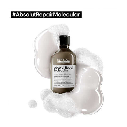 SERIE EXPERT SHAMPOO ABSOLUT REPAIR MOLECULAR 300 ML-SERIE EXPERT-3474637153526-TU beauty store