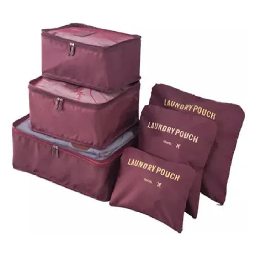 SET ORGANIZADOR DE VIAJE x6-TU beauty store-TU beauty store