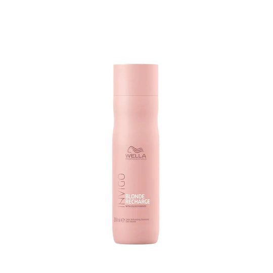 SHAMPOO WELLA INVIGO BLONDE RECHARGE X250ML-WELLA-TU beauty store