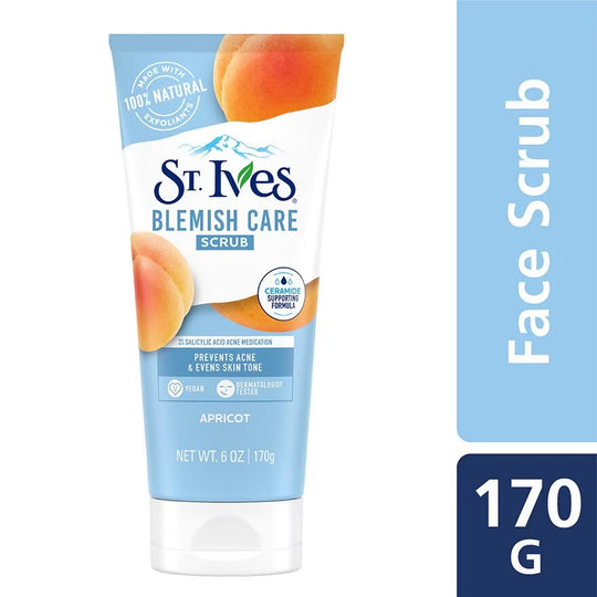 ST.IVES BLEMISH CONTROL SCRUB EXFOLIANTE FACIAL-Amazon Es-TU beauty store