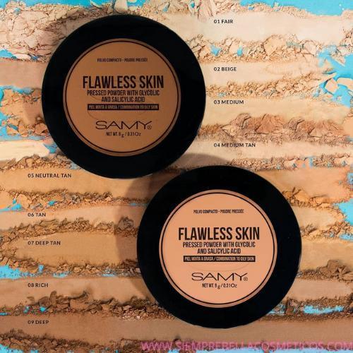 Samy Polvo Compacto Piel Mixta a Grasa-polvo-COSMETICOS SAMY-7703378186217-TU beauty store