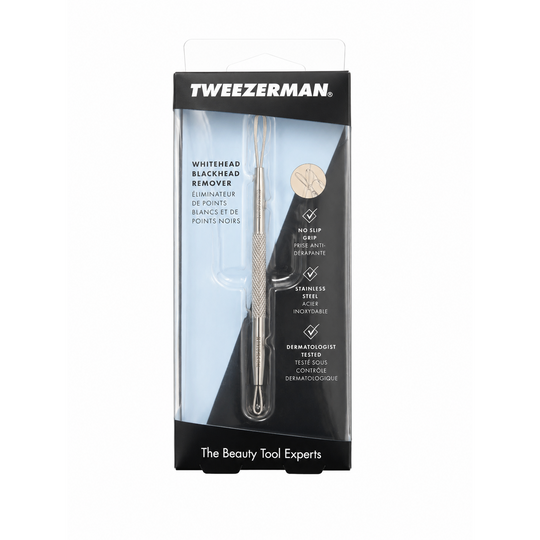 TWEEZERMAN DE ACERO INOXIDABLE EXTRACTOR DE PUNTOS NEGROS Y ESPINILLAS-Amazon Us-TU beauty store