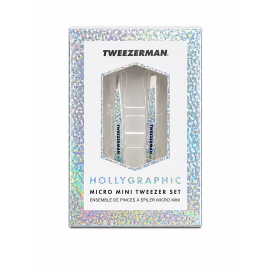 TWEEZERMAN HOLLYGRAPHIC MICRO MINI TWEEZER SET-Amazon Us-TU beauty store