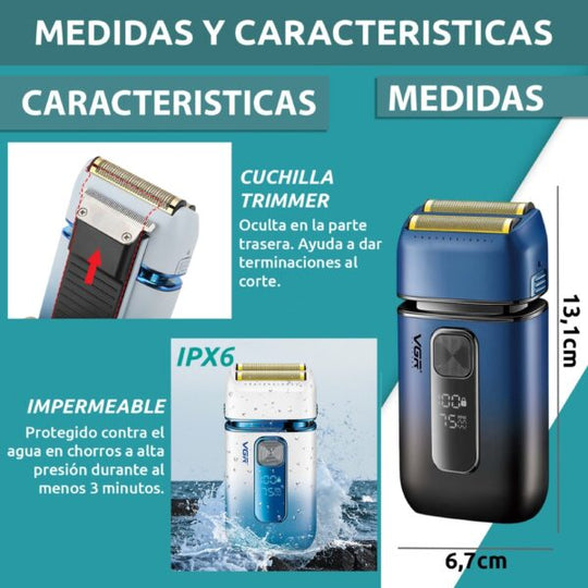 VGR MAQUINA FOIL SHAVER V-362-Siu Express-TU beauty store