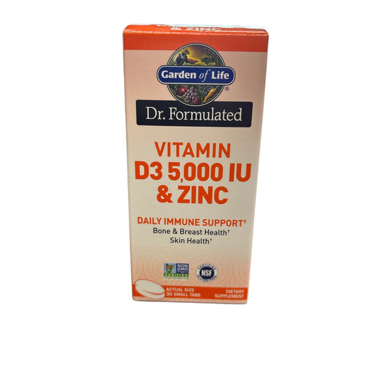 VITAMIN D3 5,000 IU & ZINC-iherb-TU beauty store