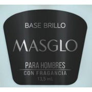 Base brillo para HOMBRES MASGLO-esmaltes brillo, secante ,tipo gel-MASGLO-TU beauty store