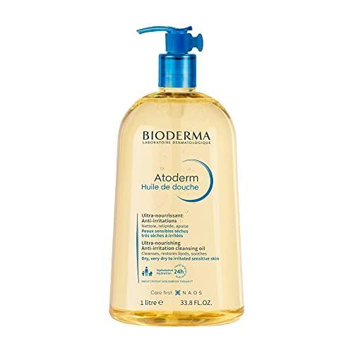 Bioderma - Atoderm - Aceite limpiador - Hidratante facial y corporal - Alivia las molestias - para pieles sensibles muy secas 33.8 Fl Oz/1000ml-Luxury Beauty-Bioderma-TU beauty store