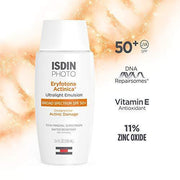 ISDIN Eryfotona Actinica Mineral Protector Solar SPF 50+ Óxido de Zinc 3.4 Fl. Oz./102 ml-Luxury Beauty-ISDIN-8429420099142-TU beauty store