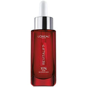 L'Oreal Paris Skincare 10% puro ácido glicólico suero para cara de Revitalift Derm Intensivos, corrector de manchas oscuras, tono uniforme, reduce arrugas, exfoliante de ácido glicólico, exfoliante con aloe, hidrata, 1 oz/30ml-Beauty-LOREAL-TU beauty store