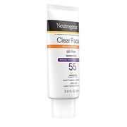 Neutrogena Clear Face, protector solar en loción de amplio espectro. 3 fl. oz/88ml-Beauty-Neutrogena-086800860334-TU beauty store