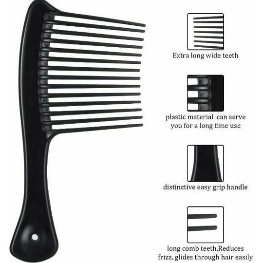 Peinilla de dientes gruesos negra-Cabello-JBL-TU beauty store