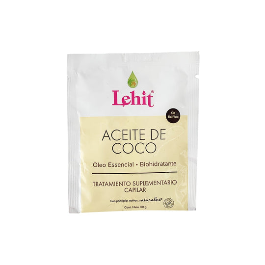 TRATAMIENTO DE ACEITE COCO LEHIT 30 GR-LEHIT-TU beauty store